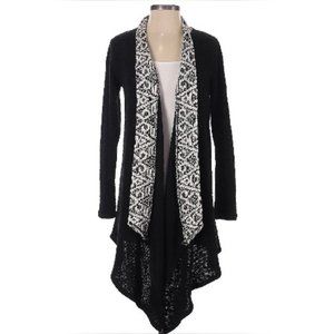 Urban Outfitters Ecote Open front Boho Waterfall Cardigan